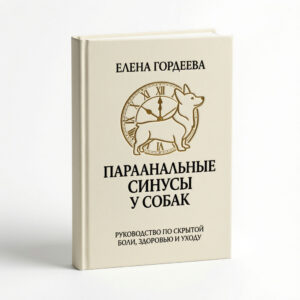 Обложка книги Параанальные синусы у собак руководство Елены Гордеевой