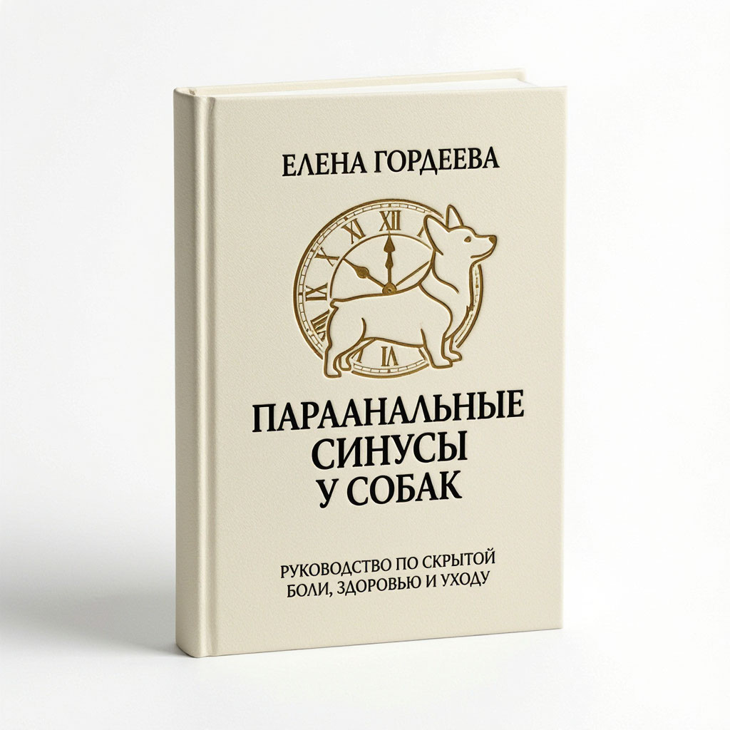 Обложка книги Параанальные синусы у собак руководство Елены Гордеевой
